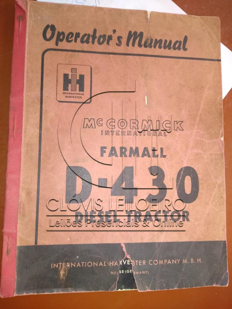 TRATOR INTERNACIONAL FARMALL D-430