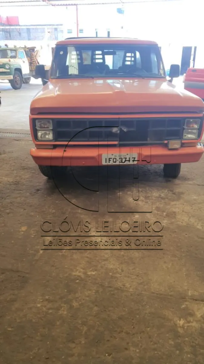 LOTE 003 - UMA CAMINHONETE, marca Ford, modelo F-1000, Placa IFQ-3717,