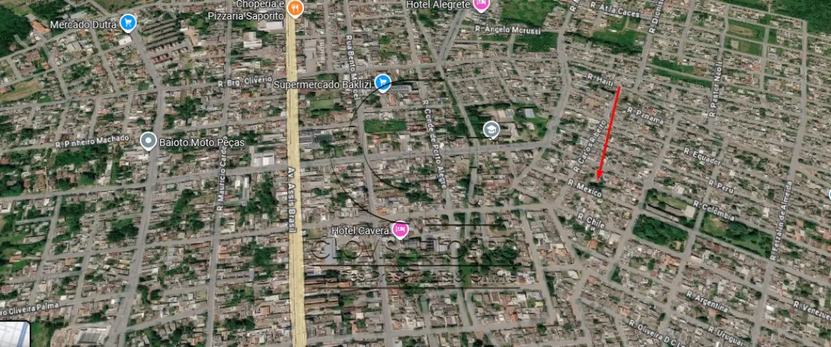 LOTE 001 - UM TERRENO BAIRRO VERA CRUZ - ALEGRETE,  cfe Matr. 10.692