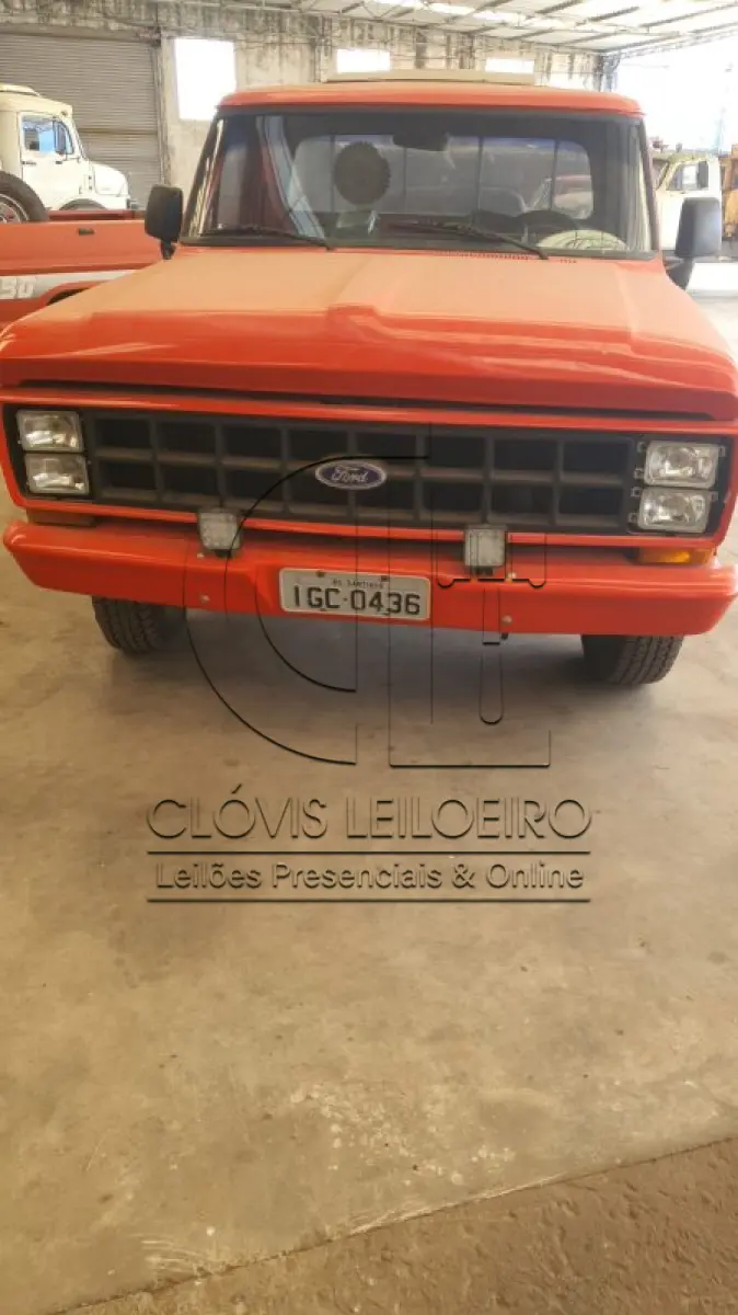 LOTE 004 - UMA CAMINHONETE, marca Ford, mod. F-1000, Placa IGC 0436