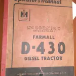 TRATOR INTERNACIONAL FARMALL D-430