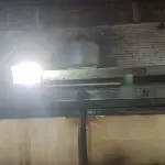 UMA CORTINA D’AGUA PARA PINTURA COM EXAUSTORES, N° 0089X.
