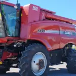 COLHEITADEIRA CASE, MOD. 5130 + PLATAFORMA + CARRINHO DE PLATAFORMA