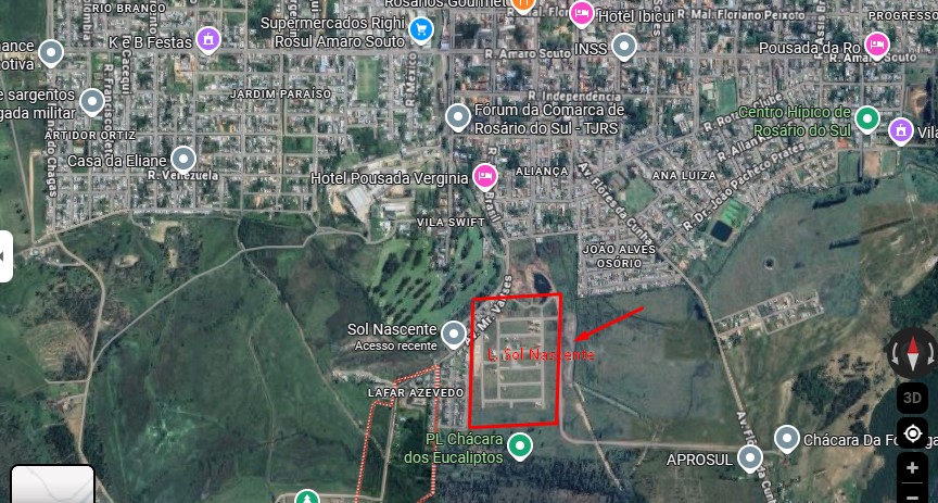 UM TERRENO DE 250,05 M² EM ROSÁRIO DO SUL